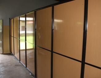 Newly installed Classroom Partitions.