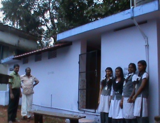 Newly built toilets